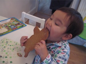 End of gingerbread man