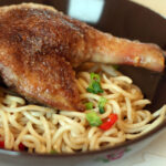 Five Spiced Duck Leg with Chilli Noodles