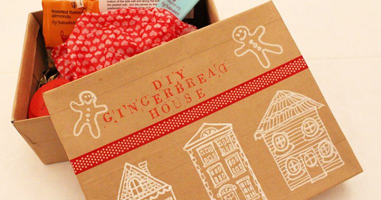 Homemade DIY Gingerbread House Kit